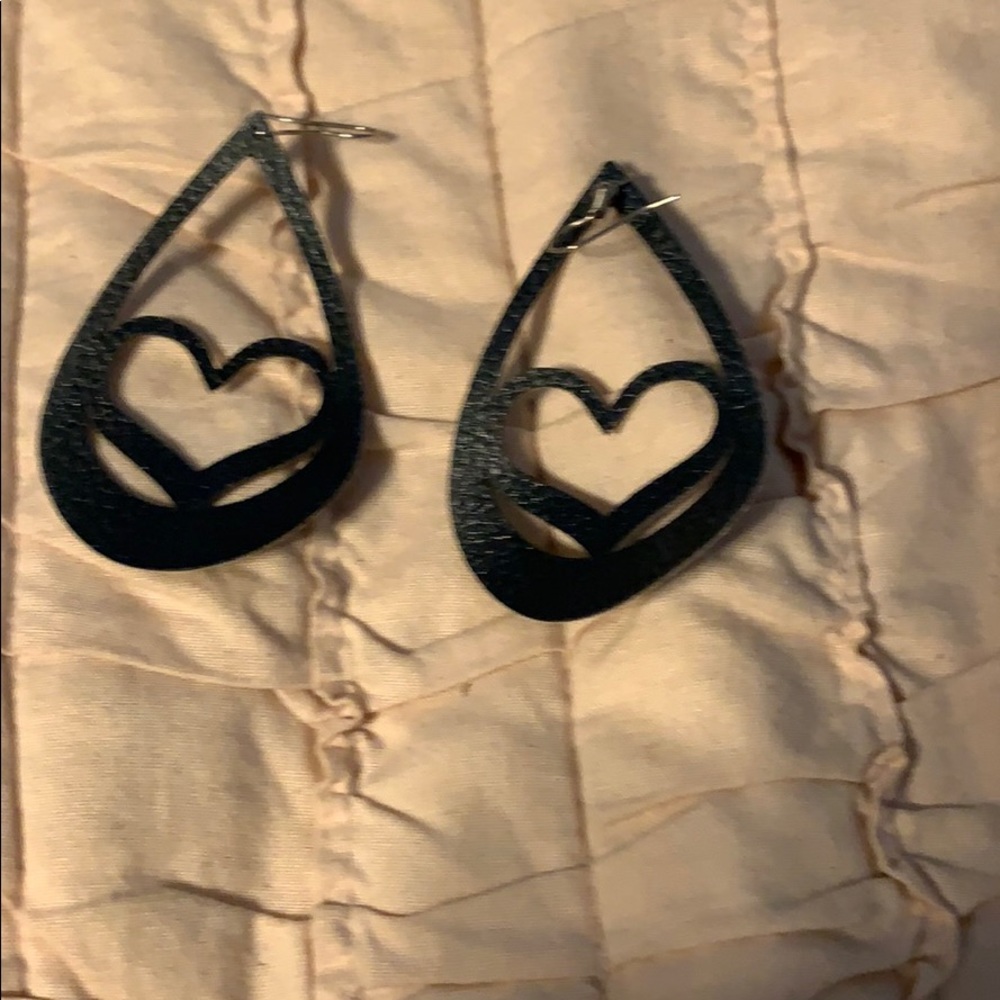 Leather earrings